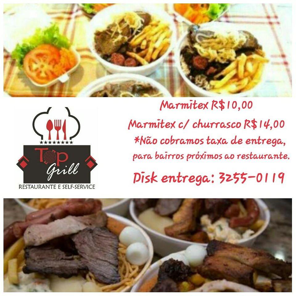 Menu at Top Grill restaurant, Uberlândia