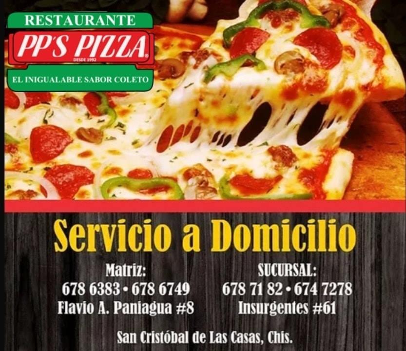 Restaurante PP's Pizza, San Cristóbal de las Casas, Flavio A. Paniagua 8 -  Carta del restaurante y opiniones