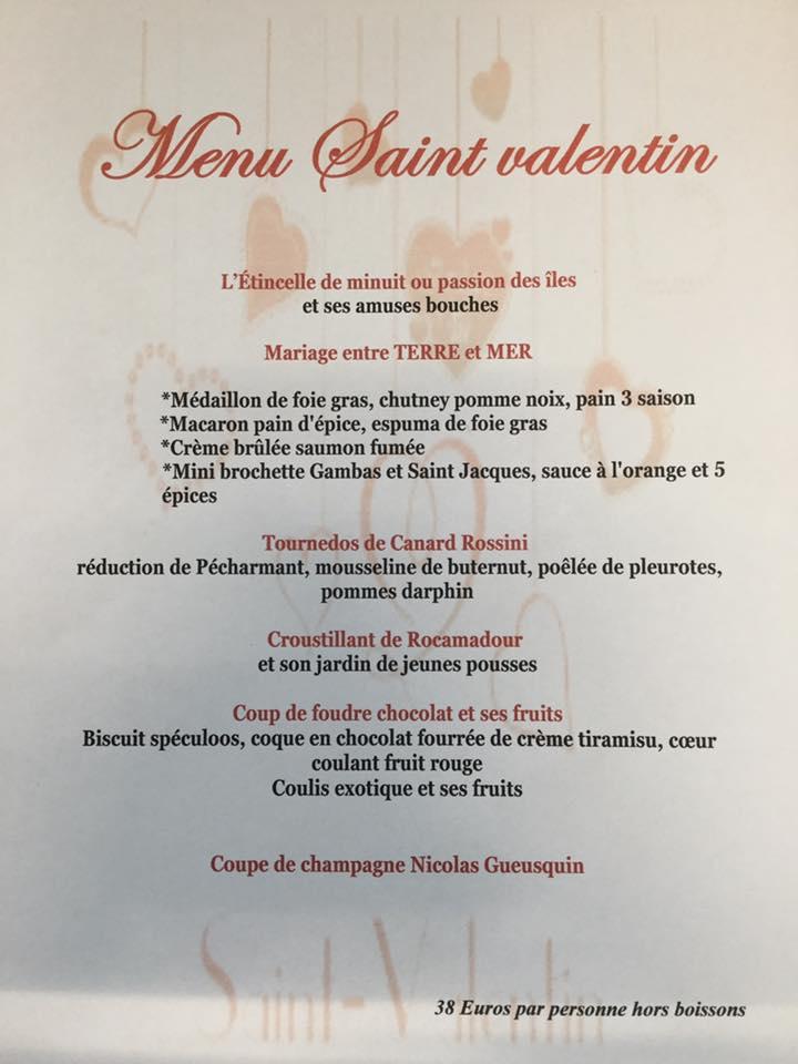 Menu Au Le Duellas Restaurant Saint Martial D Artenset