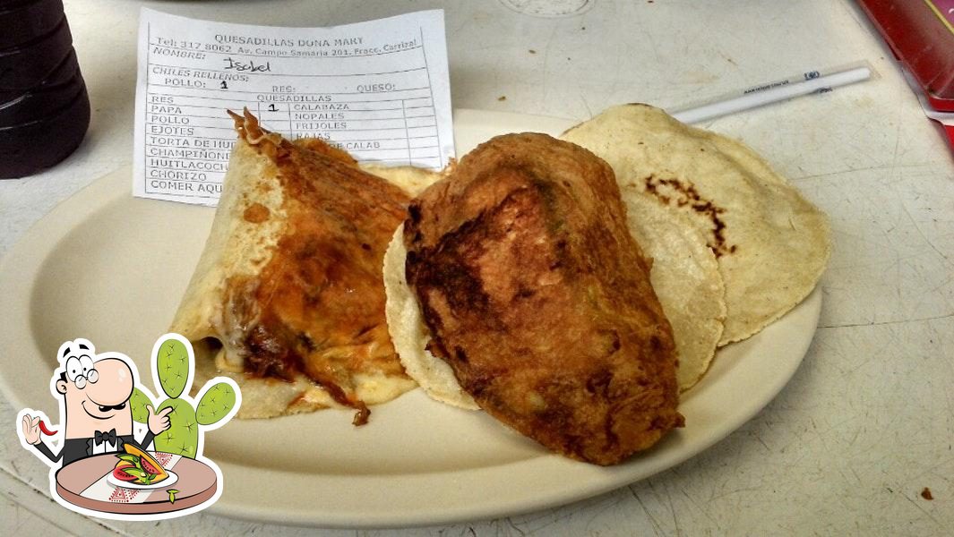Quesadillas Doña Mary, Villahermosa carta y opiniones del restaurante