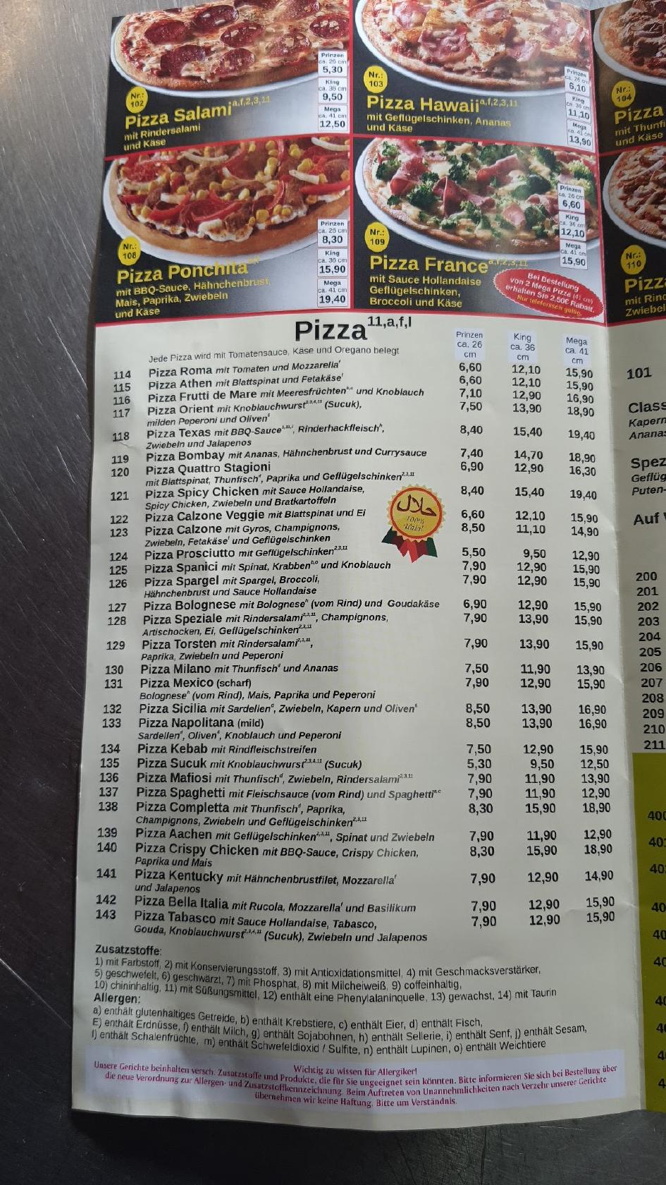 King s Pizza aachen Vaalser Str. 298