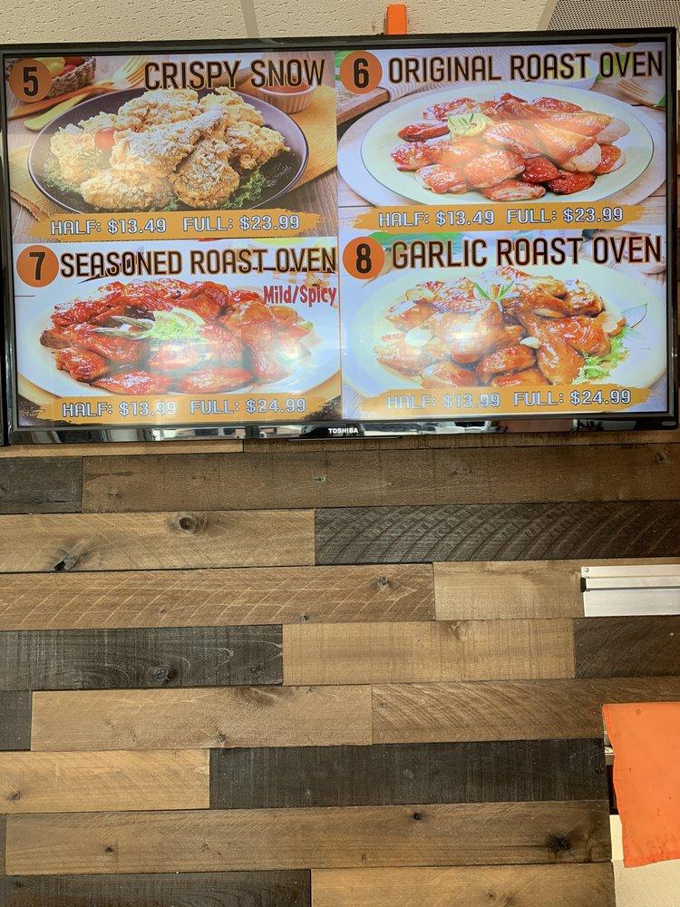 Menu at Vons Chicken restaurant, Aiea