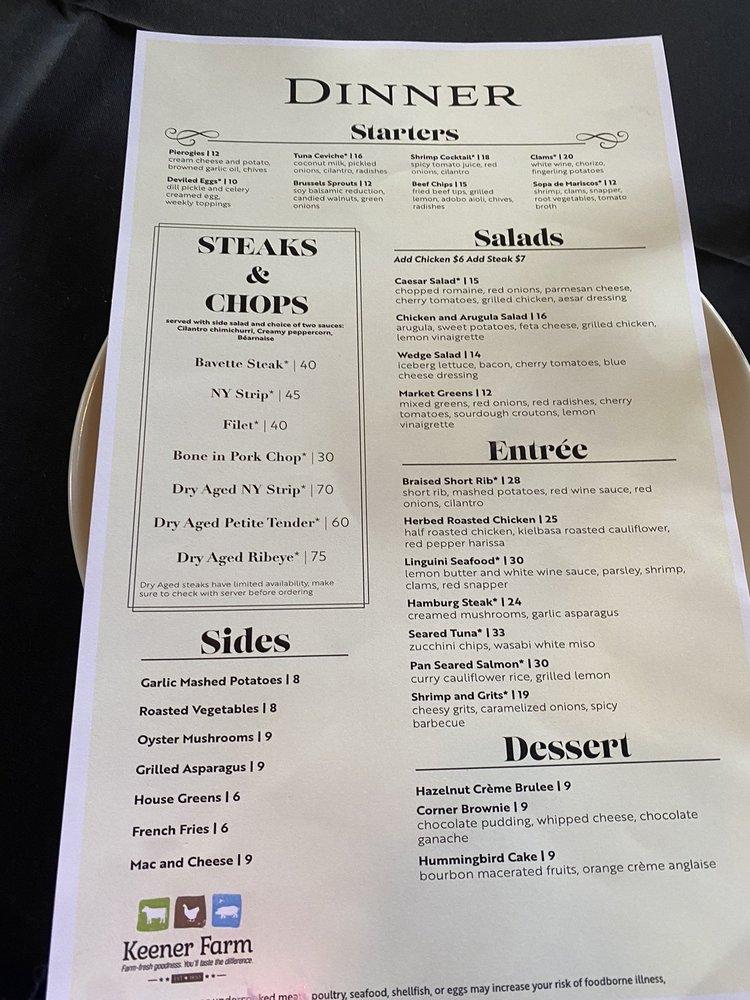 Menu at Corner Kitchen pub & bar, Dayton, 613 E 5th St