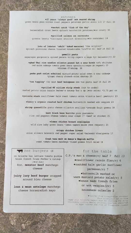 Menu at Good News Restaurant and Bar, Woodbury, 694 Main St S