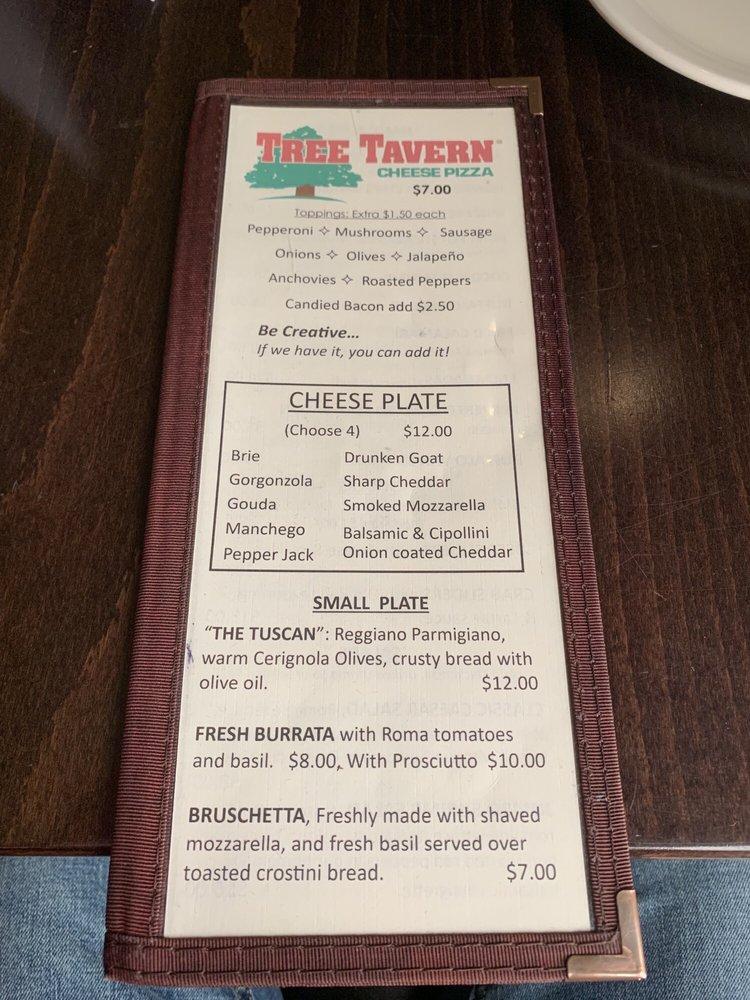 Menu at Tree Tavern pub & bar, Wanaque