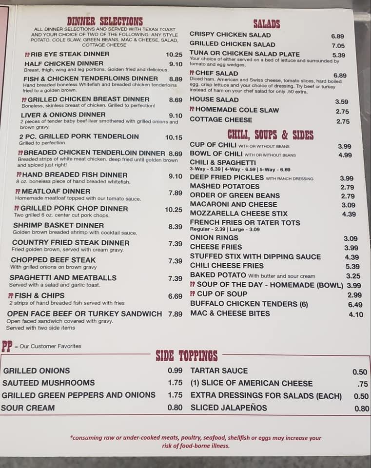 Menu at Pepper Pod Restaurant, Newport