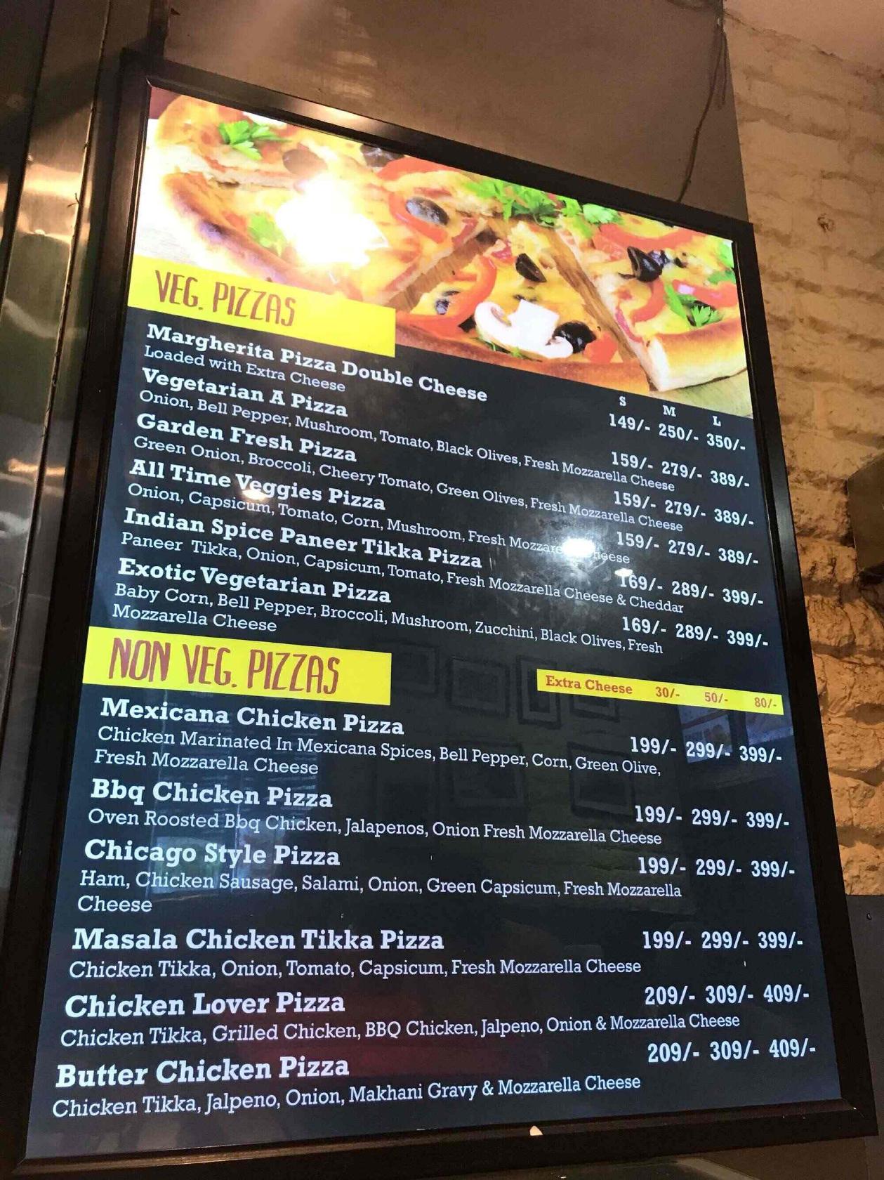 Sole Mio menu