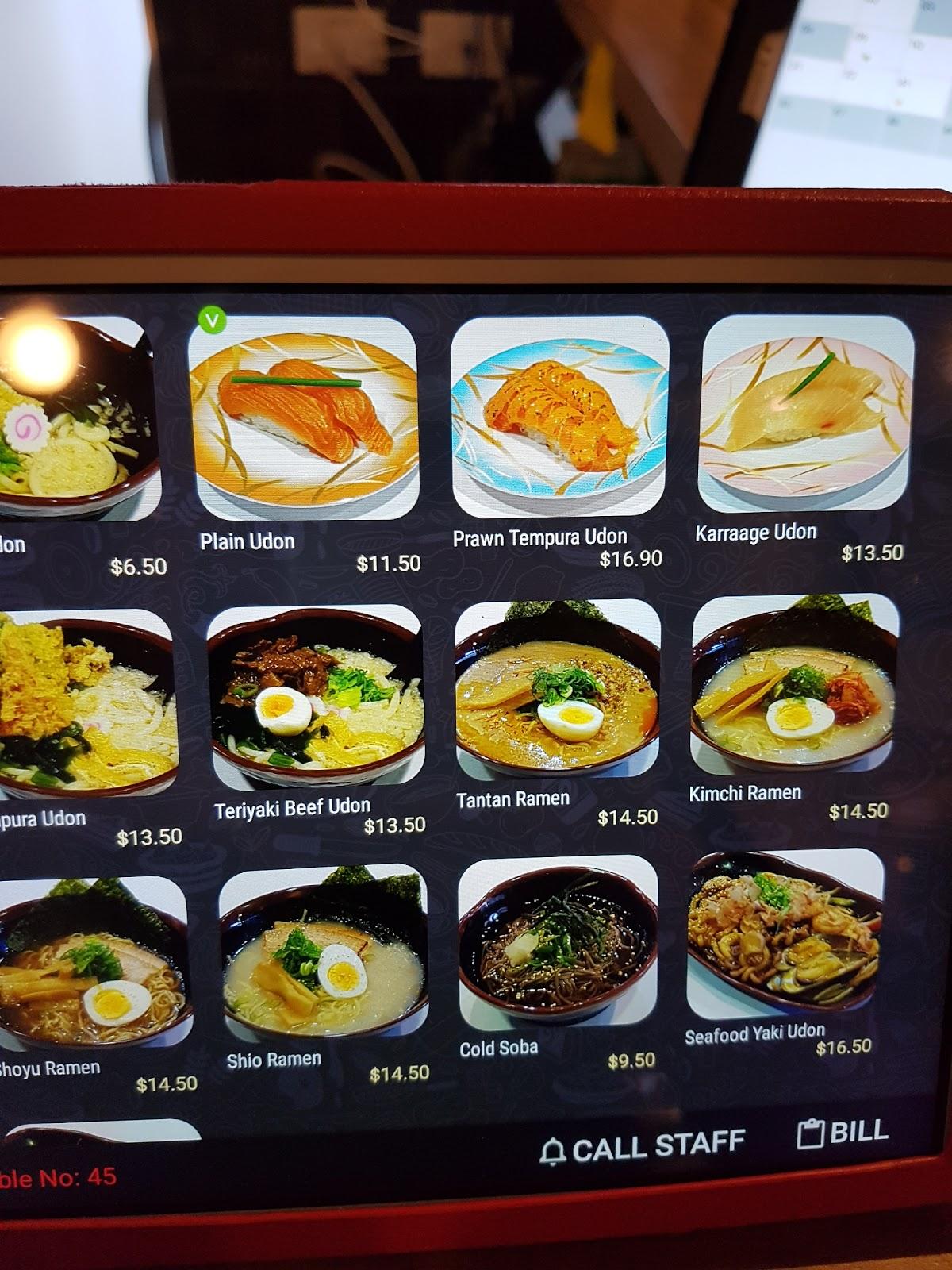 Menu at The Sushi 2016 restaurant, Rivervale