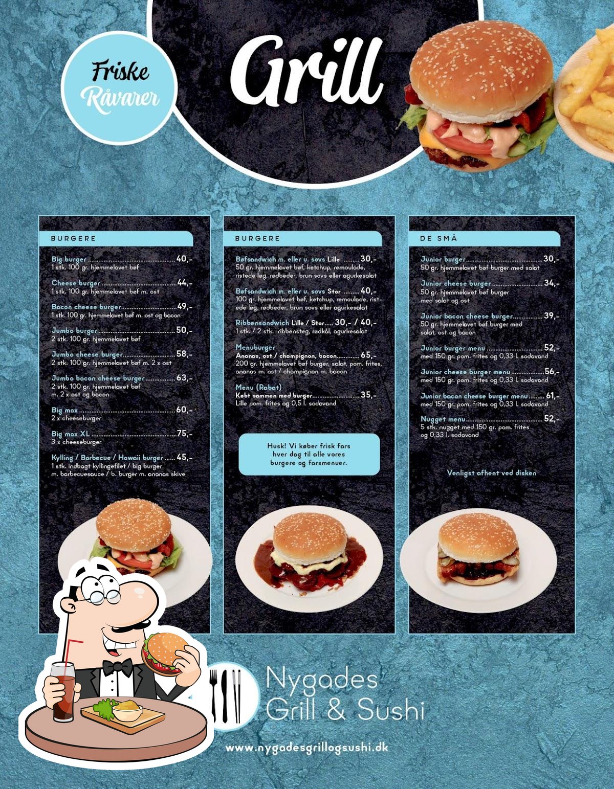 Stereotype Stearinlys er der Nygades Grill & Sushi restaurant, Skjern - Restaurant menu and reviews