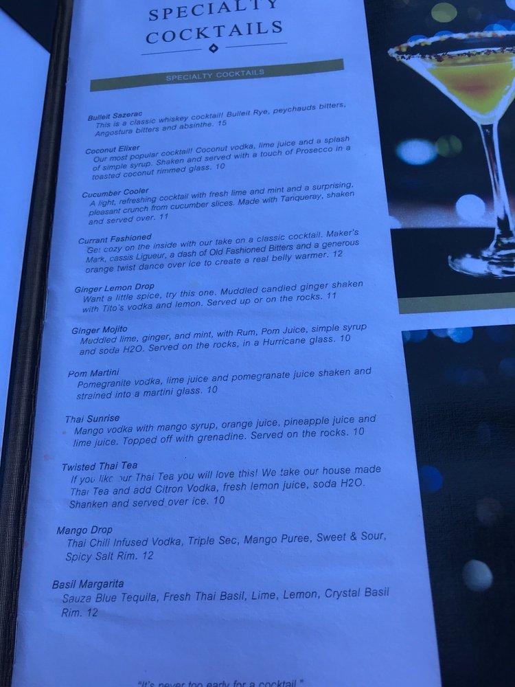 Menu at Noi Thai Cuisine Bend, Oregon pub & bar, Bend