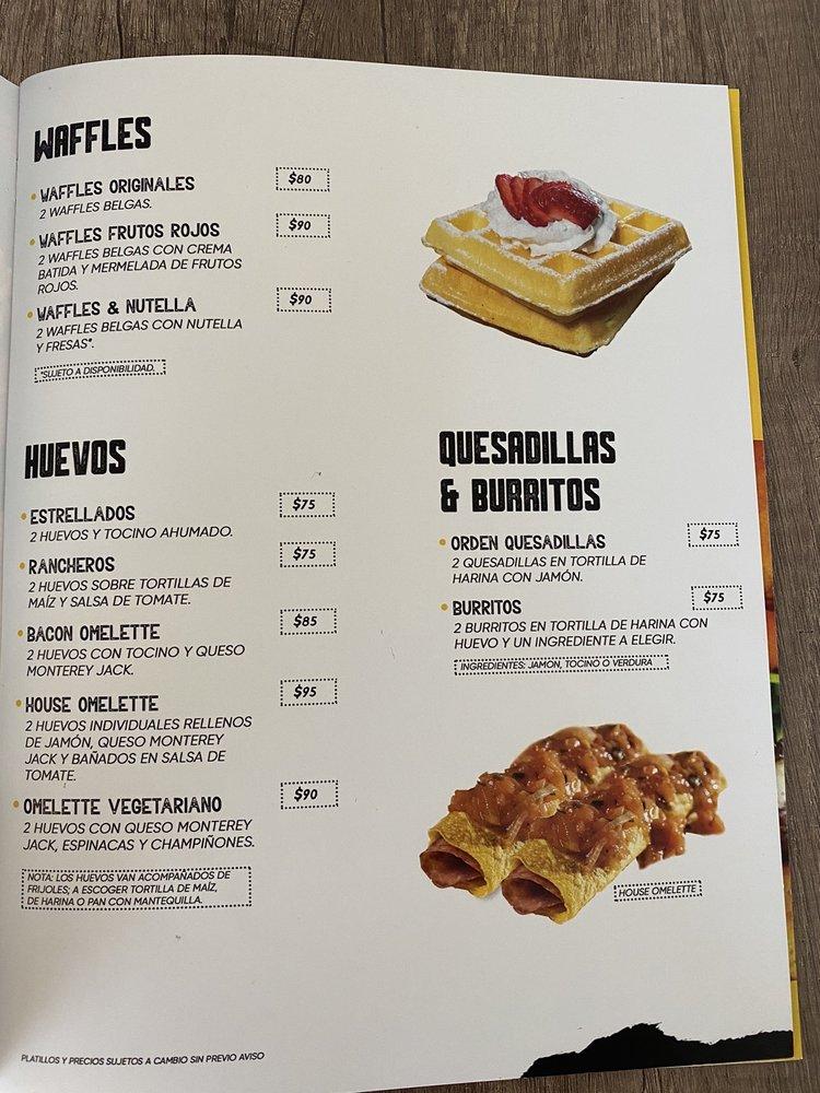 Menu at Burger House restaurant, Hermosillo, Plaza Quiroga Local 17