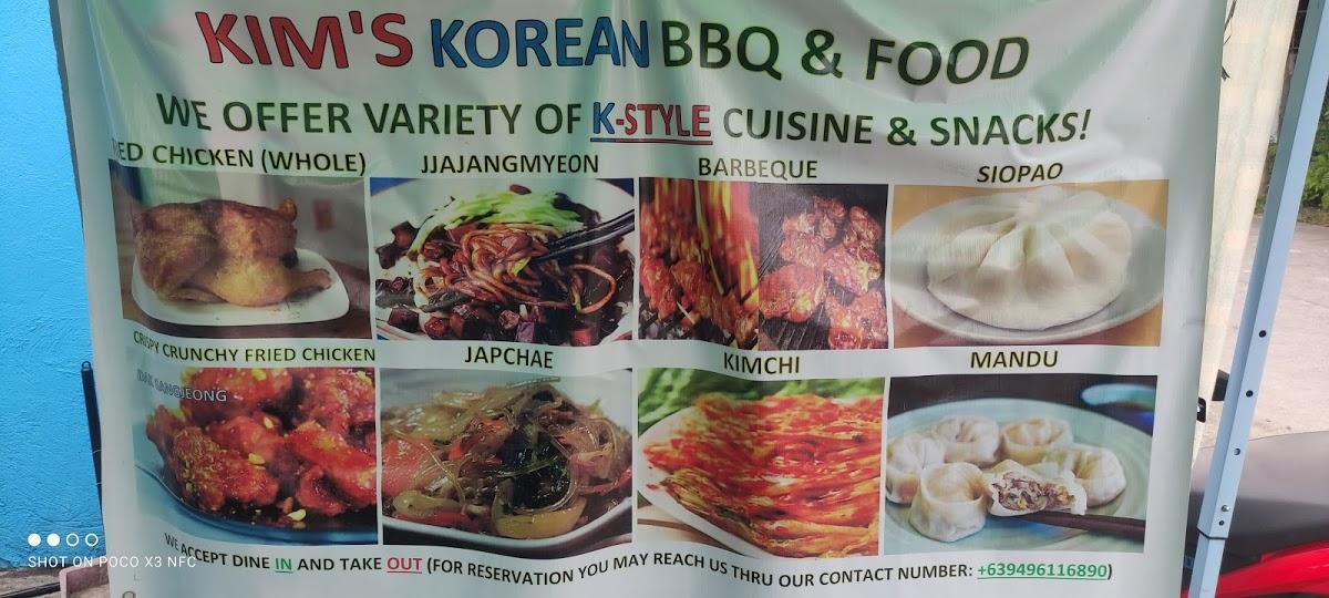 Menu at KIMS KOREAN BBQ AND FOOD, Angeles