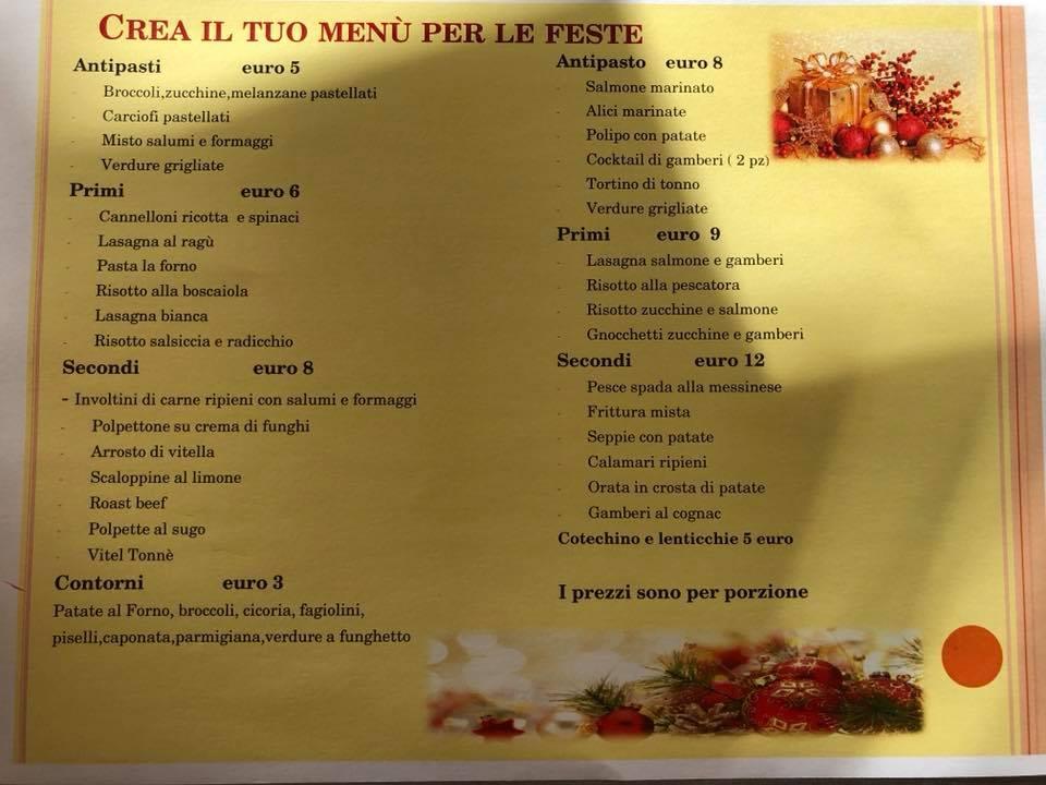 Menu di Cu Mangia Crisci 