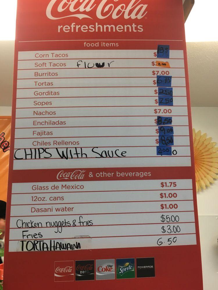 Menu at Los Brothers Mexican Food restaurant, Kalamazoo