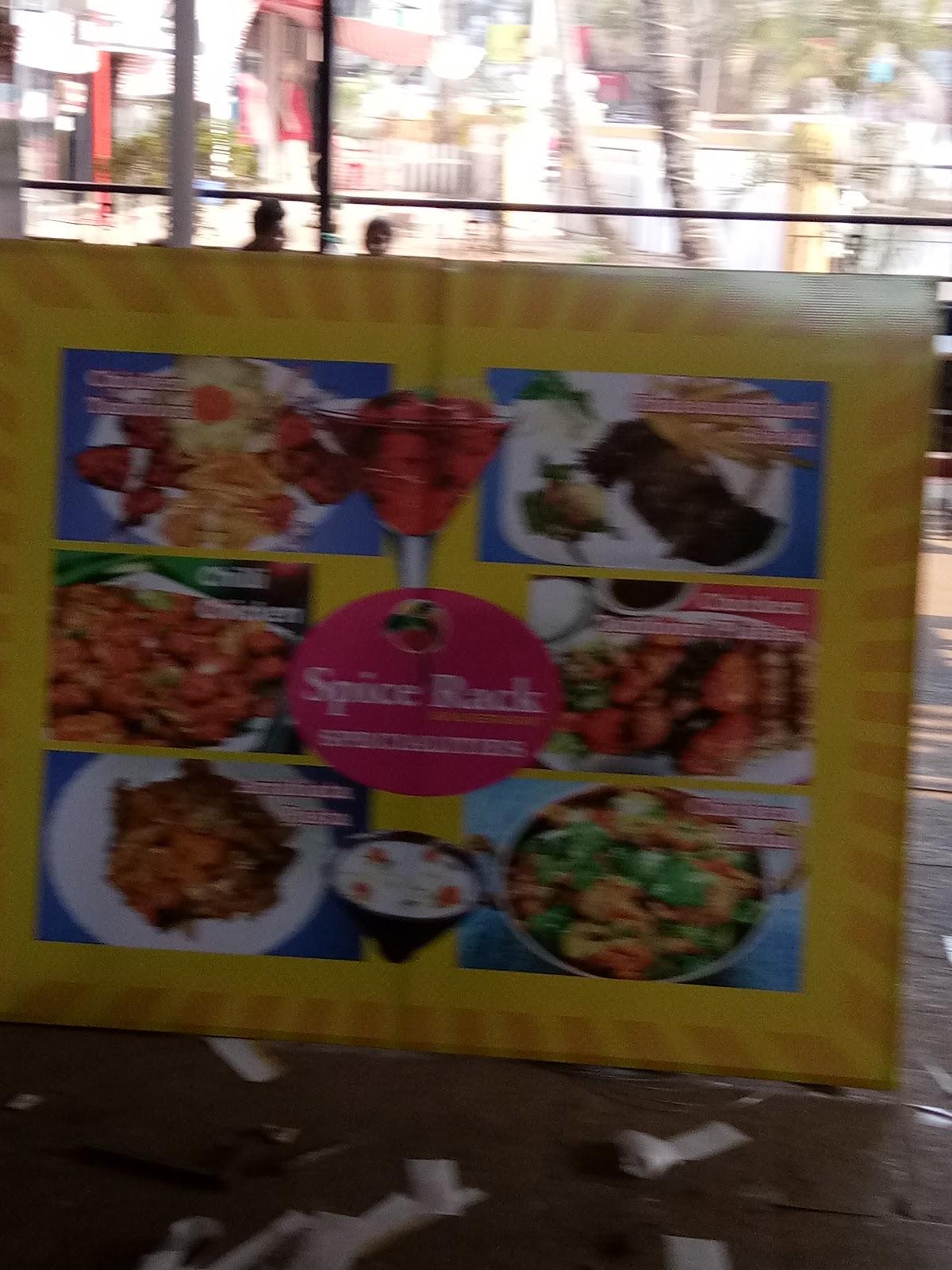 Costa De Goa menu