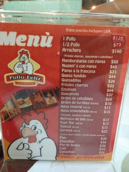 Pollo Feliz restaurant, Boca del Río, Blvd Miguel Alemán - Restaurant menu  and reviews