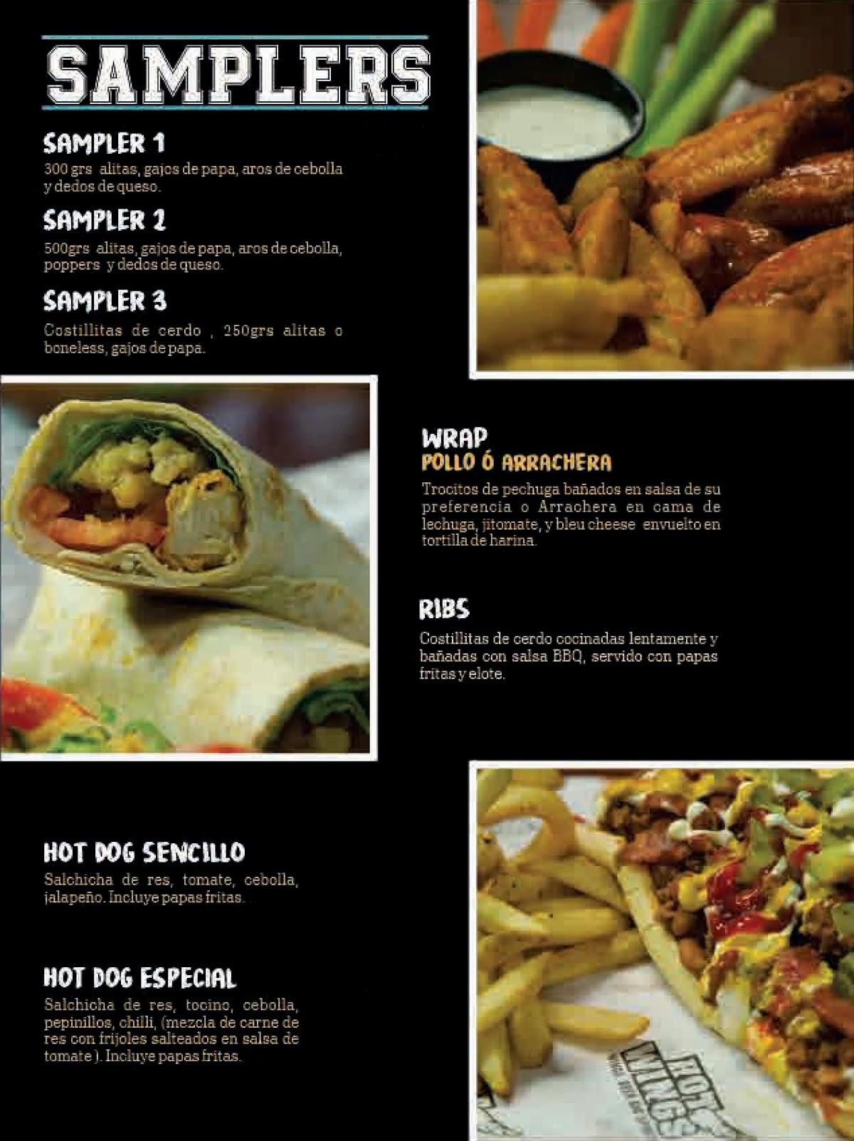 Carta del pub y bar Hot Wings Altacia, Leon, Blvd. Aeropuerto 104-Int. 3002