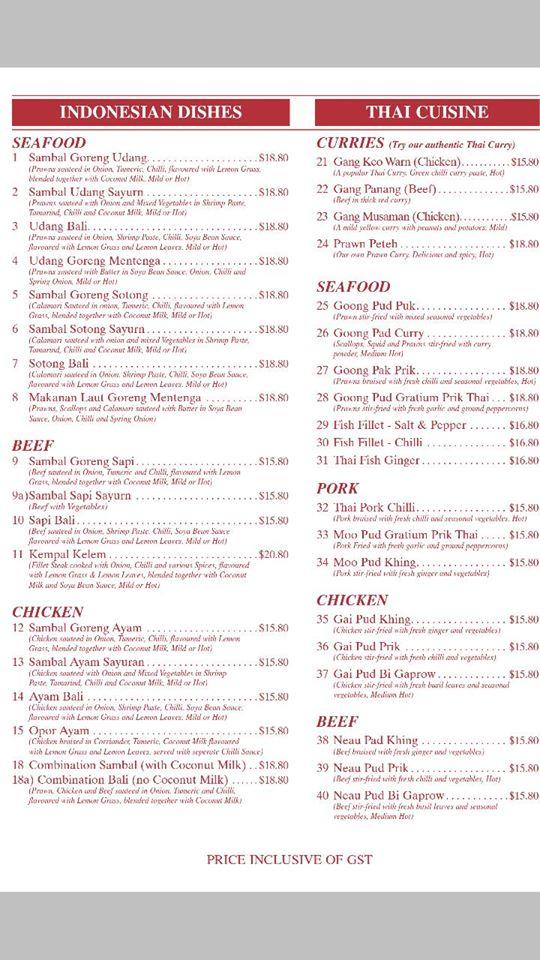 Menu at Queen Bee Chinese Restaurant, Munno Para, 4/262 Curtis Rd