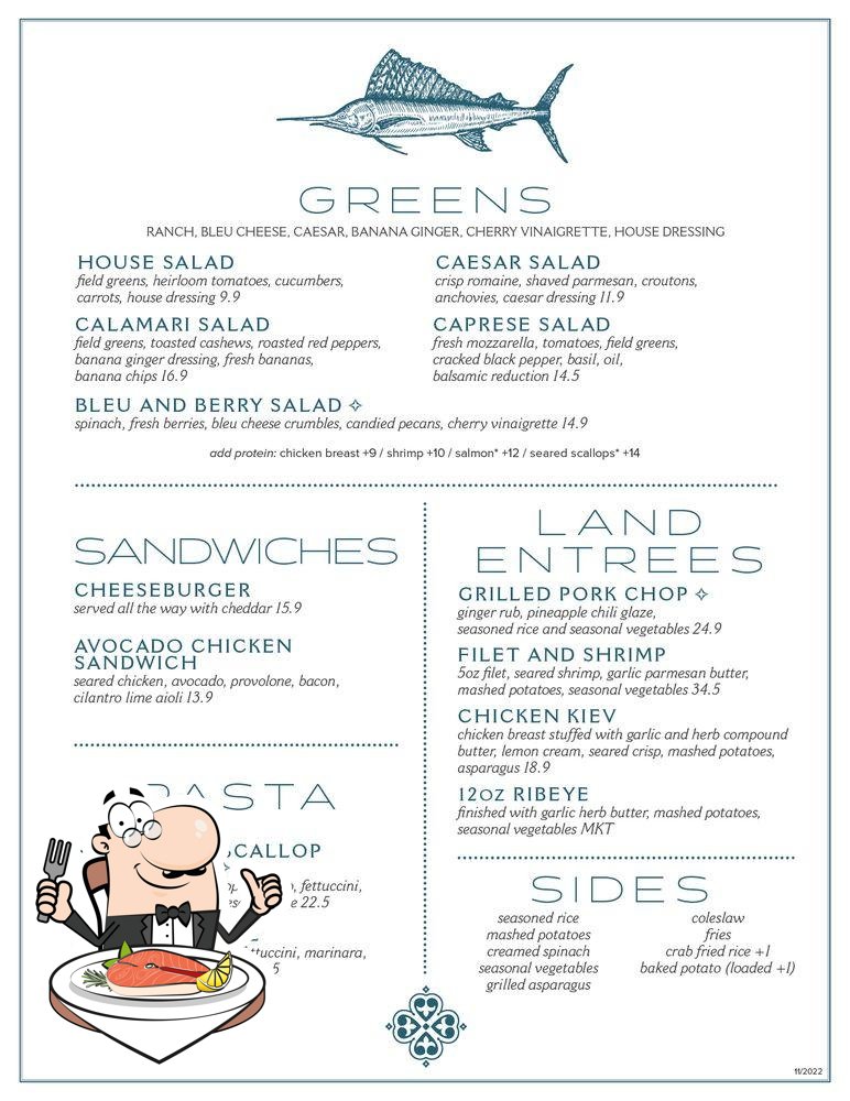 Coastal Del Mar Seafood Grill in Lady Lake Restaurant menu and reviews