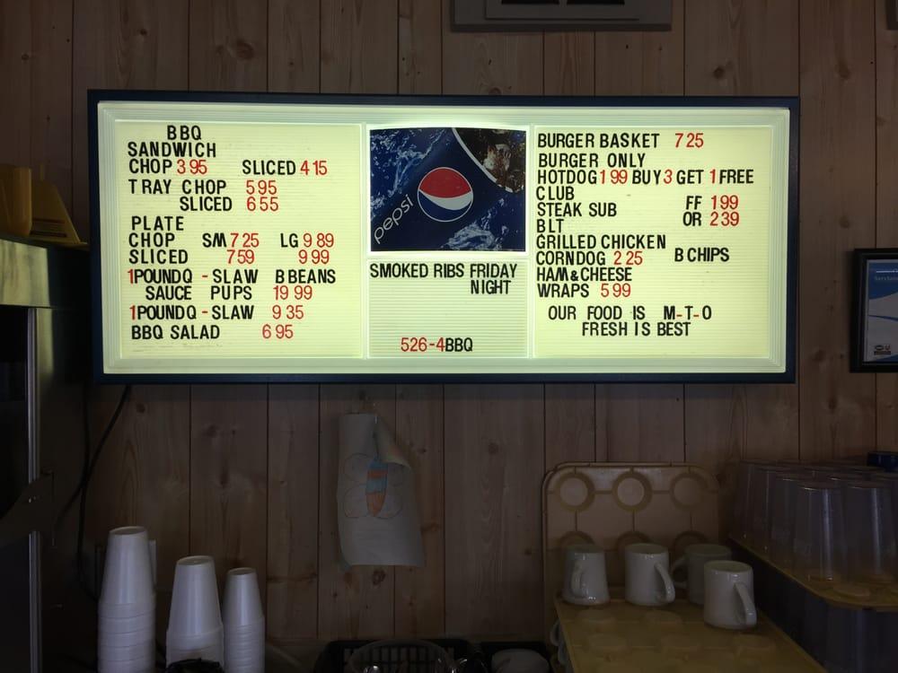Menu at The Wood Box BBQ & Ribs, Jonesville