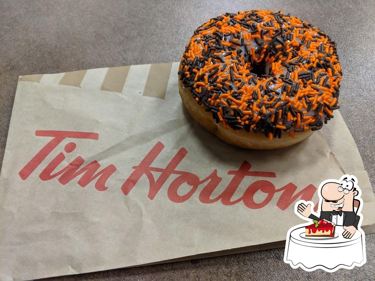 Menu au Tim Hortons restaurant, Montréal, Gare Centrale