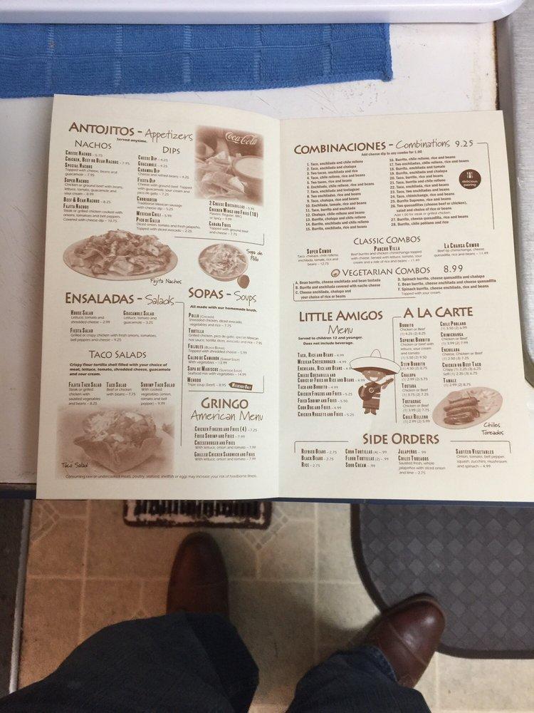 Menu at La Cabana Mexican Restaurant Hamlet, Hamlet