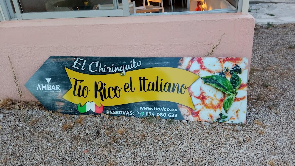 Tío Rico el Italiano Restaurante in La Xara - Restaurant menu and reviews