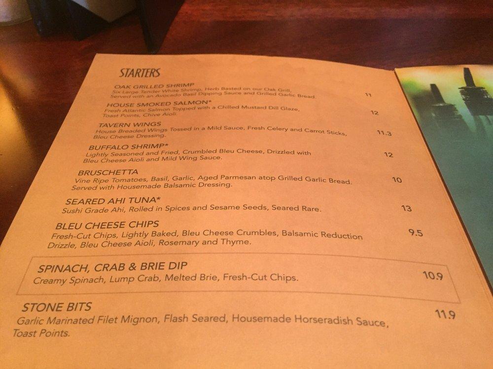 Carta de parrilla Stonewood Grill & Tavern, Jacksonville, Baymeadows Rd 3
