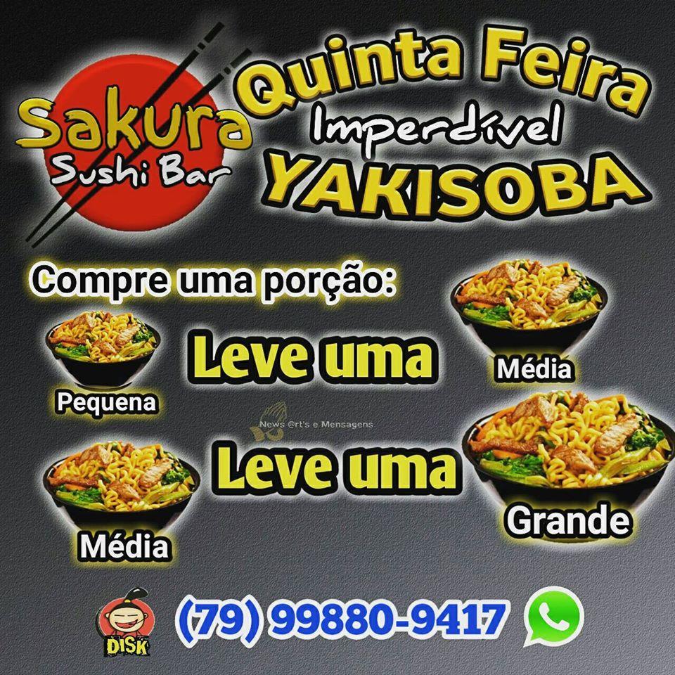Sakura Sushi Bar cardápio