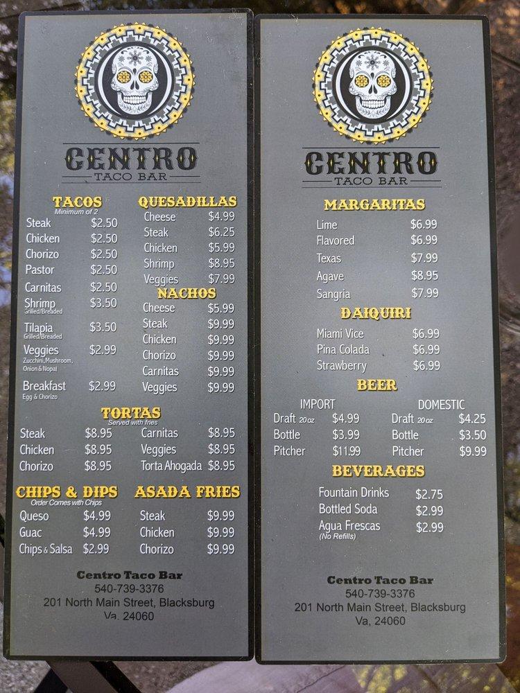 menu-at-centro-taco-bar-blacksburg