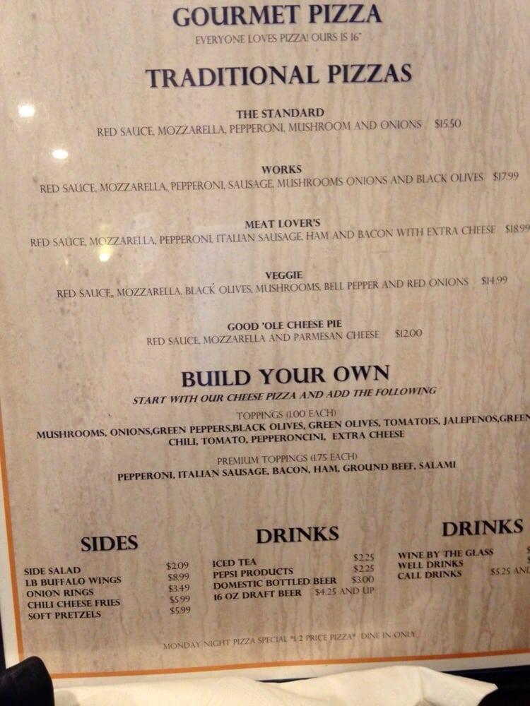 Menu at Timberline Tavern pub & bar, Flagstaff
