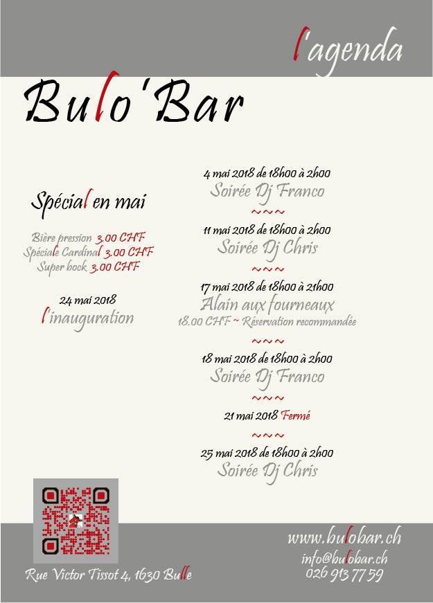Menu de Bulo'Bar