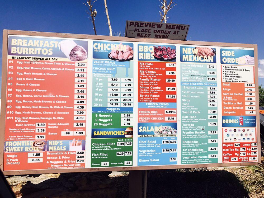 Menu at Golden Pride BBQ, Albuquerque, Juan Tabo Blvd NE