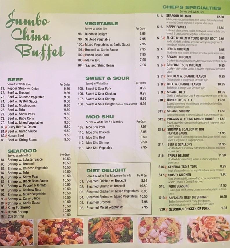 Menu At Jumbo China Buffet Restaurant Huntingdon   Re79 Jumbo China Buffet Menu 2020 08 