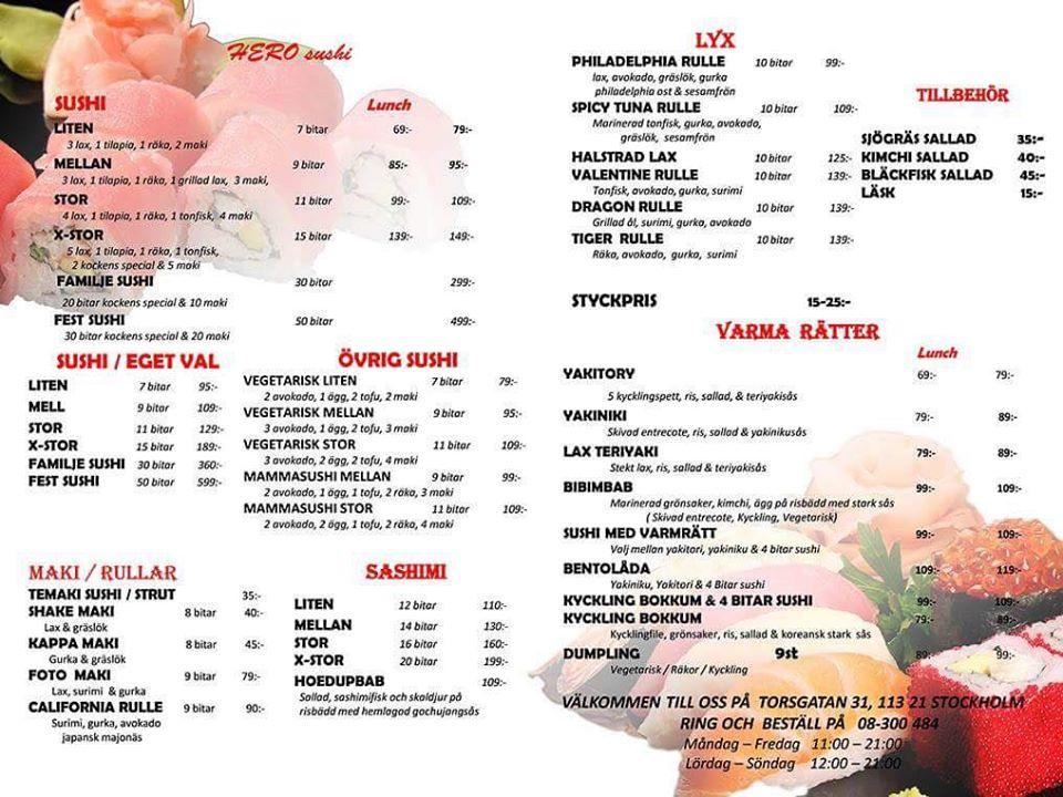 menu-at-hero-sushi-restaurant-stockholm