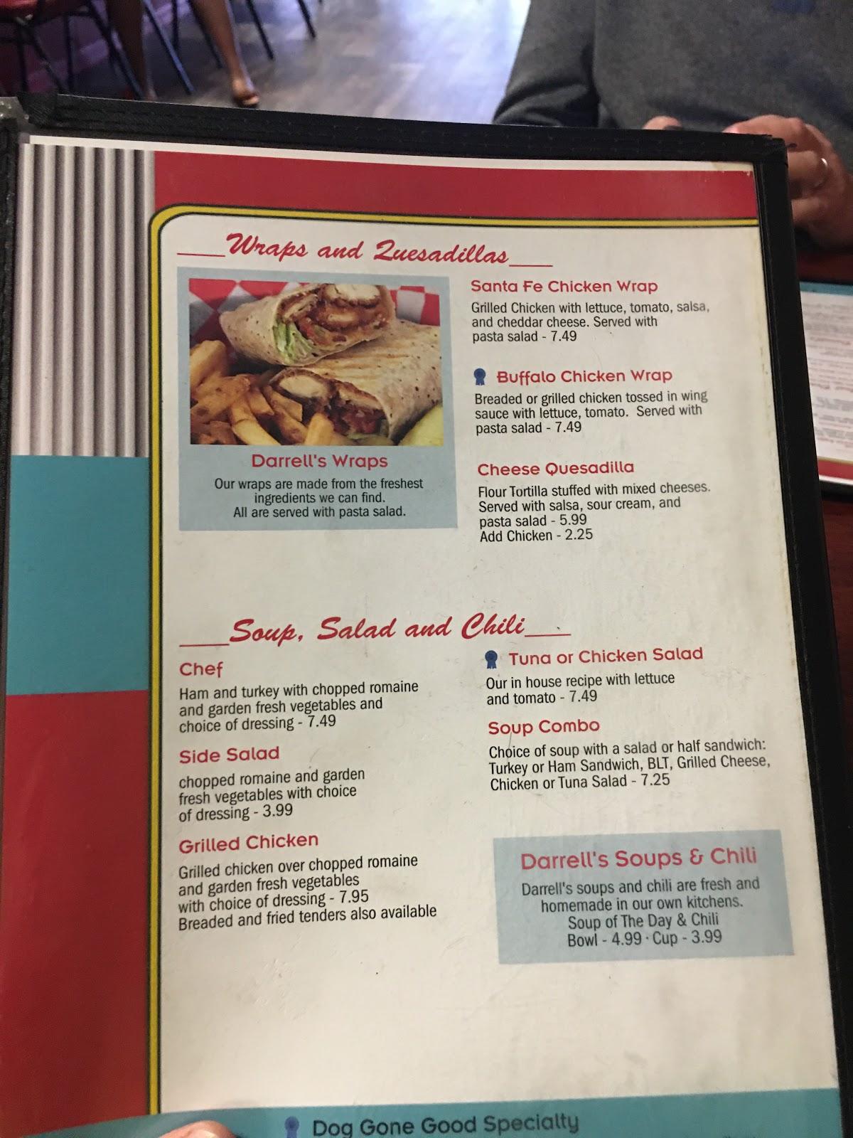 Menu At Darrell S Diner Restaurant Ocala E Silver Springs Blvd 103   Re81 Darrells Diner Menu 2022 10 1 