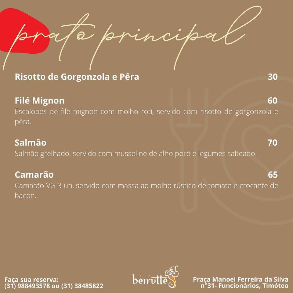 Celi Vida e Sabor - Restaurante em Timóteo cardápio