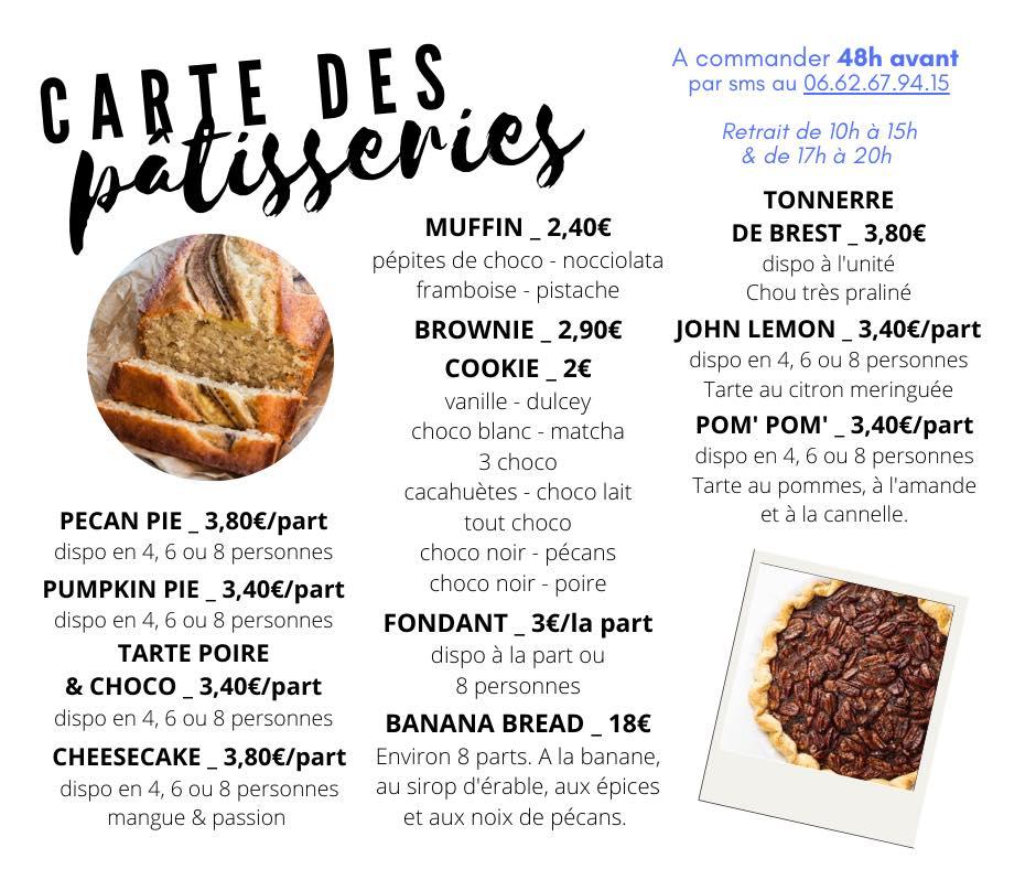 Menu de chantilly & co