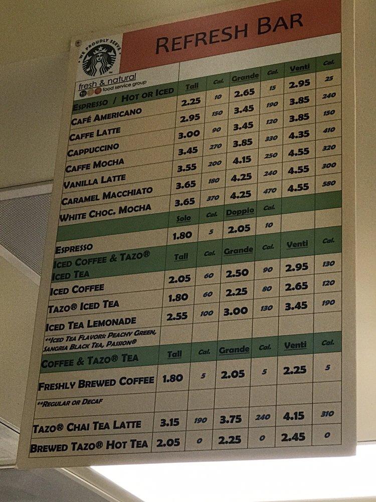 Menu at Kaiser Permanente Cafeteria, San Leandro