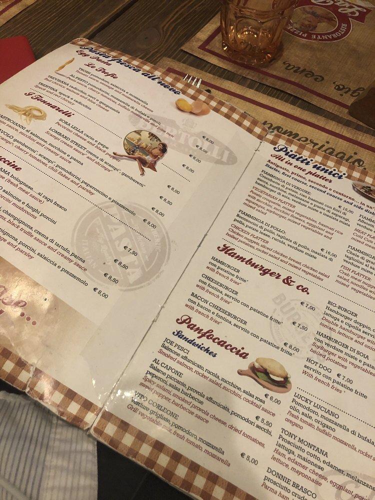 Speisekarte von La Base Ristorante, ROM