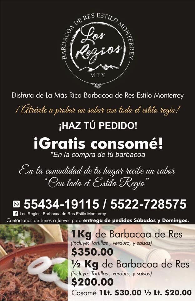 Los Regios, Barbacoa de Res Estilo Monterrey, Ciudad de México - Opiniones  del restaurante