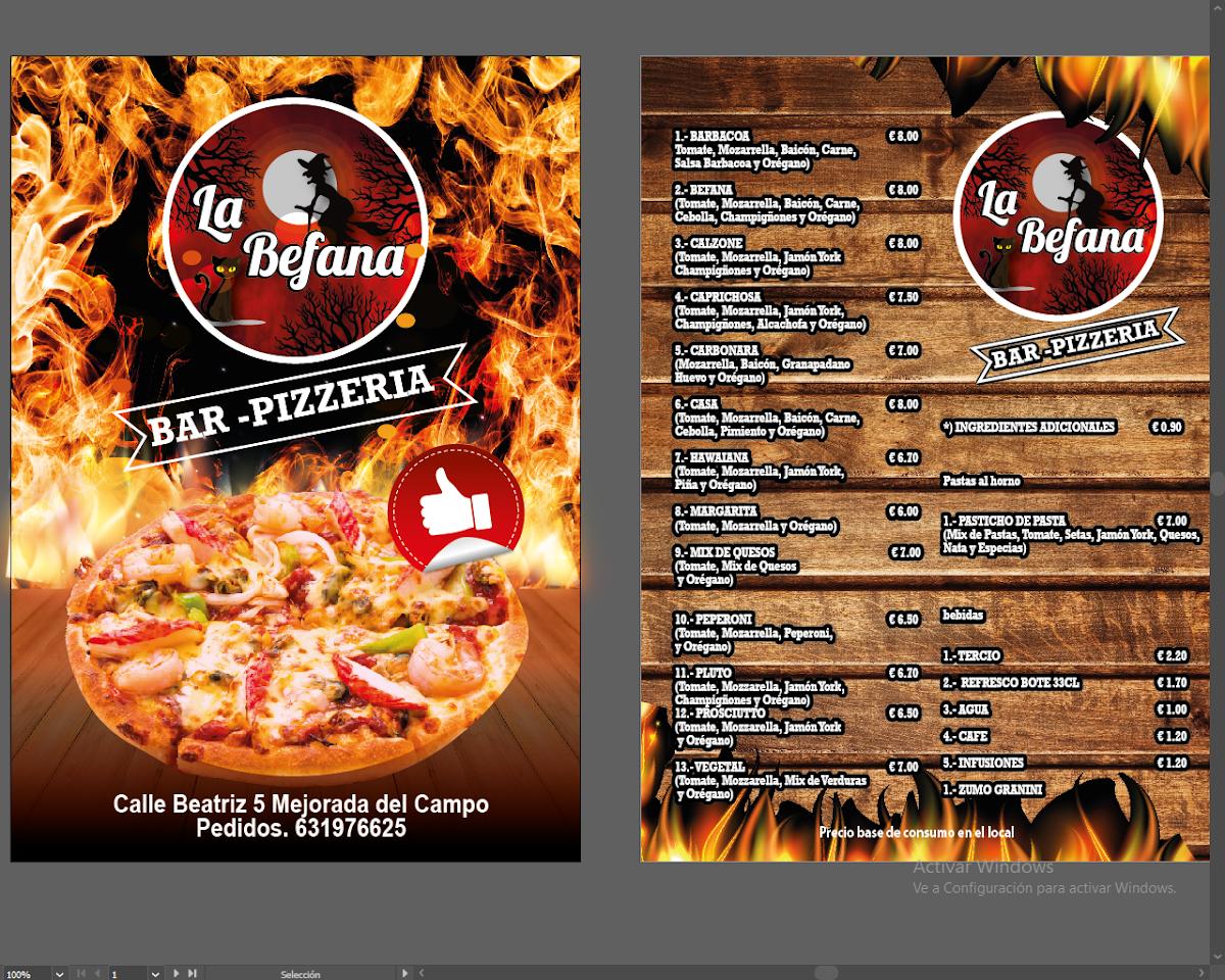 PIZZERÍA LA BEFANA in Mejorada del Campo