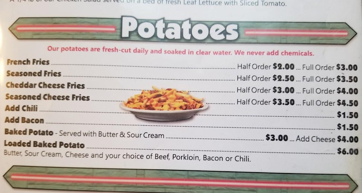 Menu at Bob’s Pig Shop BBQ, Pauls Valley