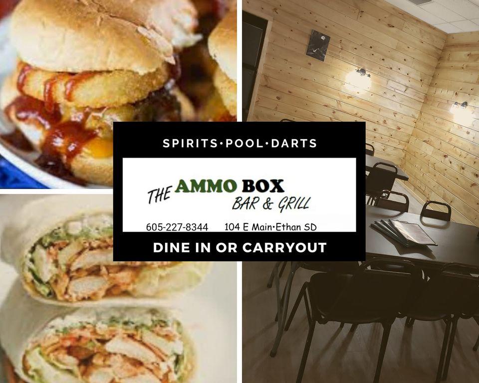 Menu at The Ammo Box Bar & Grill, Ethan
