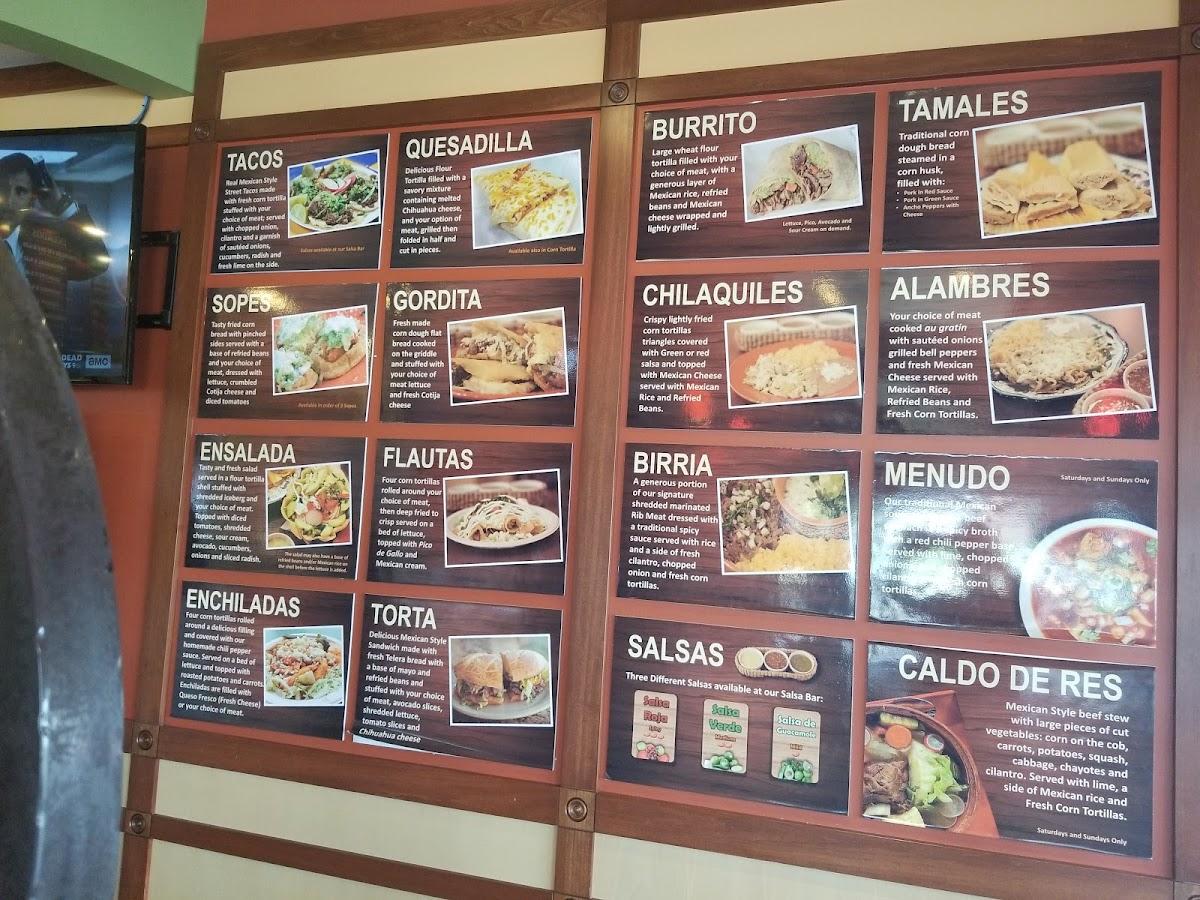 Menu at La Campirana pub & bar, Evansville, 724 N Burkhardt Rd