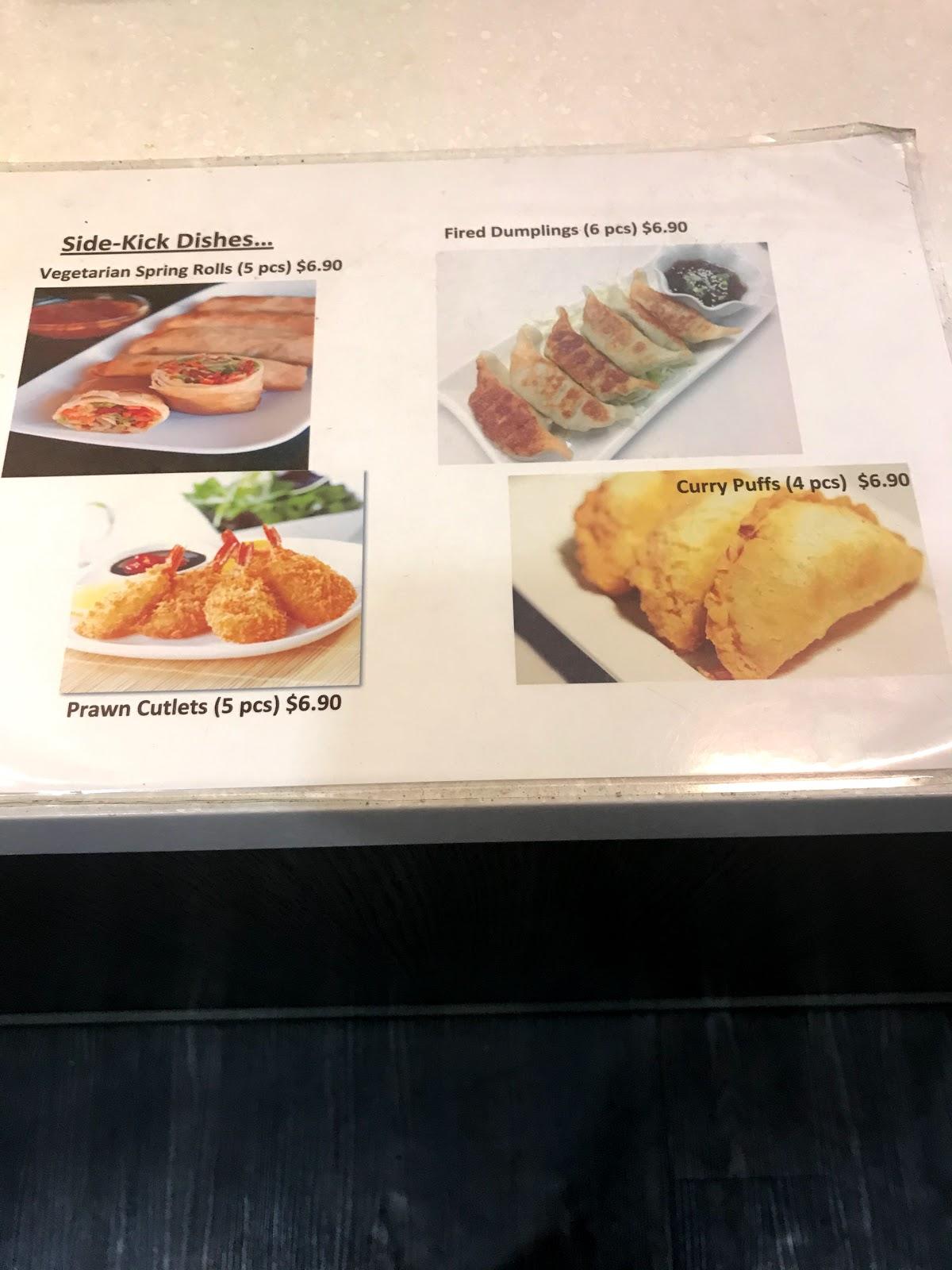 Menu at Noodler's Noodle Bar, Kwinana Town Centre