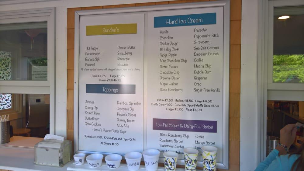 Menu at Ashland Farm Dairy, East Bridgewater