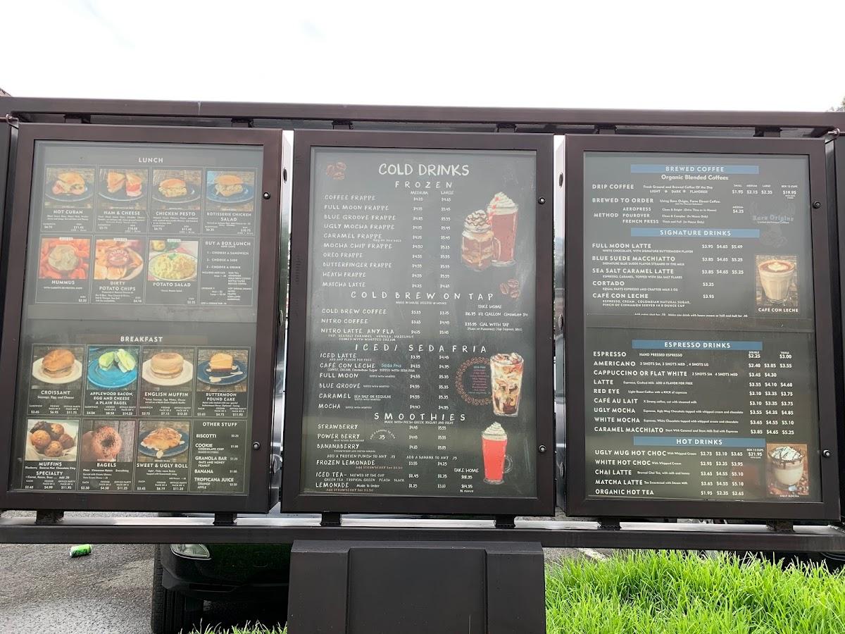 Menu at Ramblin' Joe's Coffee by ugly mug cafe, Memphis, Poplar Ave