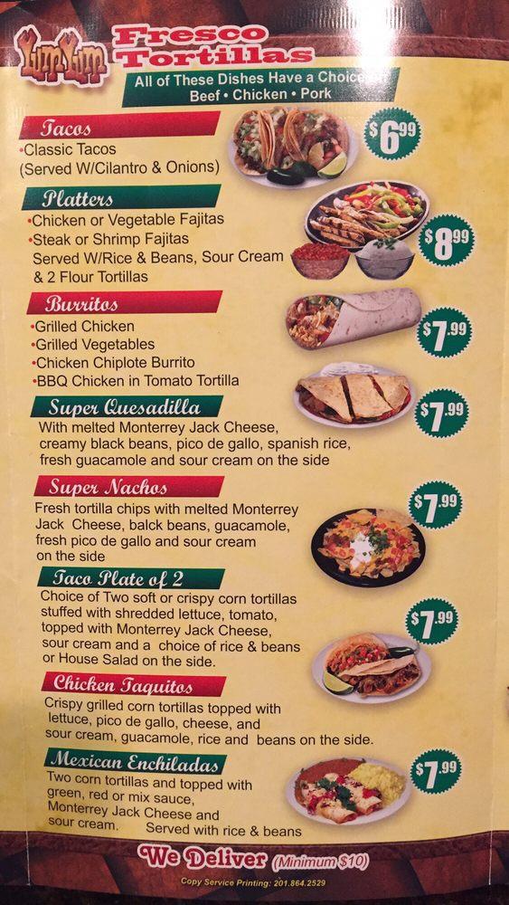 Menu at Yum Yum Bagel & Cafe, Cliffside Park
