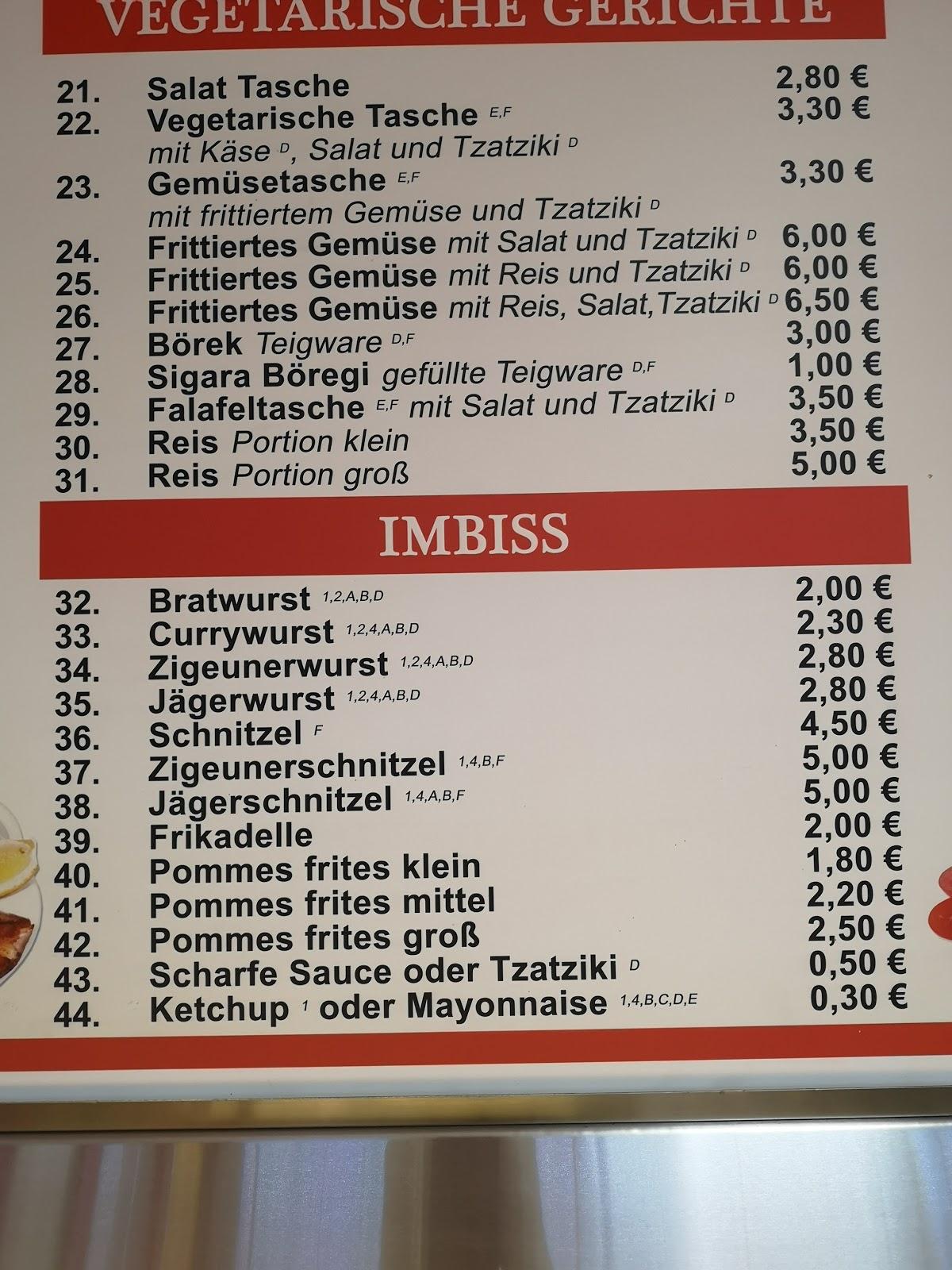 Speisekarte Von Döner-imbiss Emik Gülser Restaurant, Leichlingen ...